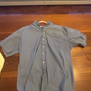 Cinch Men's Navy Geometric Button Down Shirt